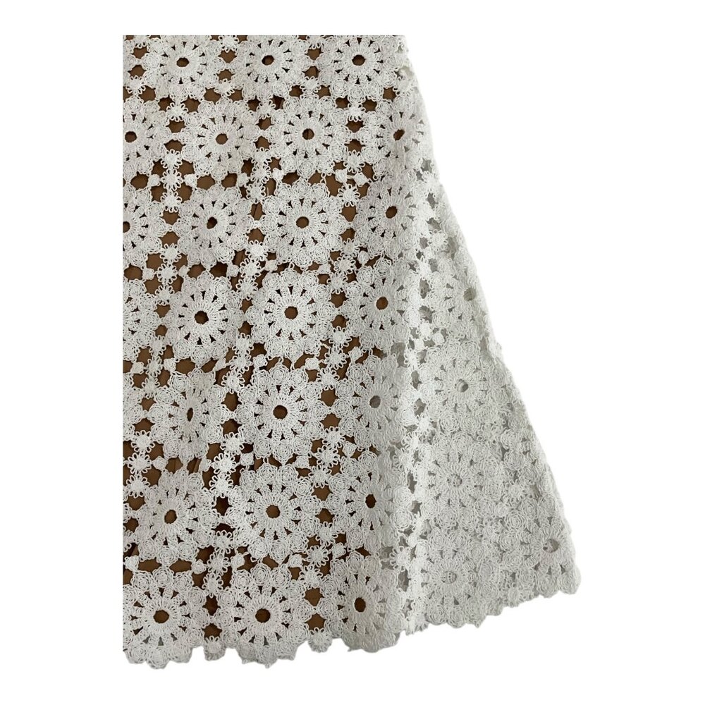 Michael Kors White Medallion Lace Mini Dress Womens NWT $395 MSRP - Picture 4 of 7
